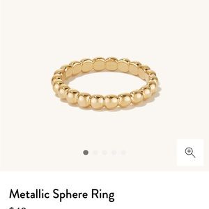 Mejuri Gold vermeil sphere beaded ring